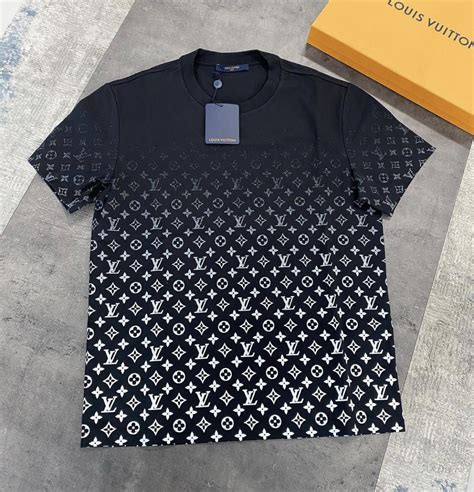 louis vuitton black monogram t shirt